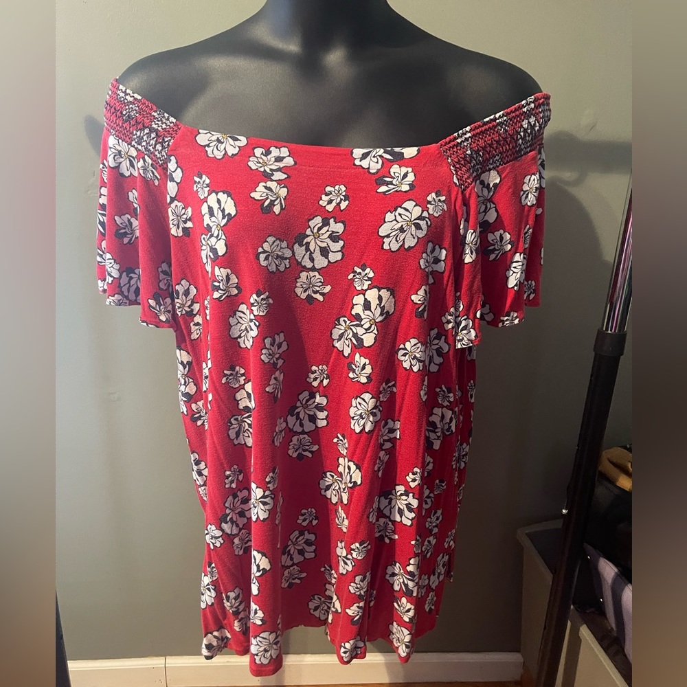 Lane Bryant Off shoulder Blouse-size 22/24